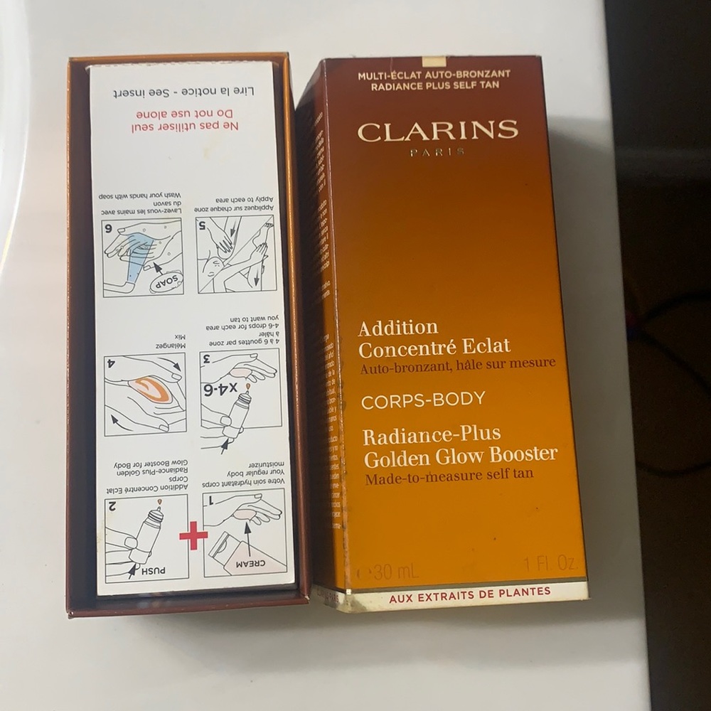 Clarins radiance booster drops